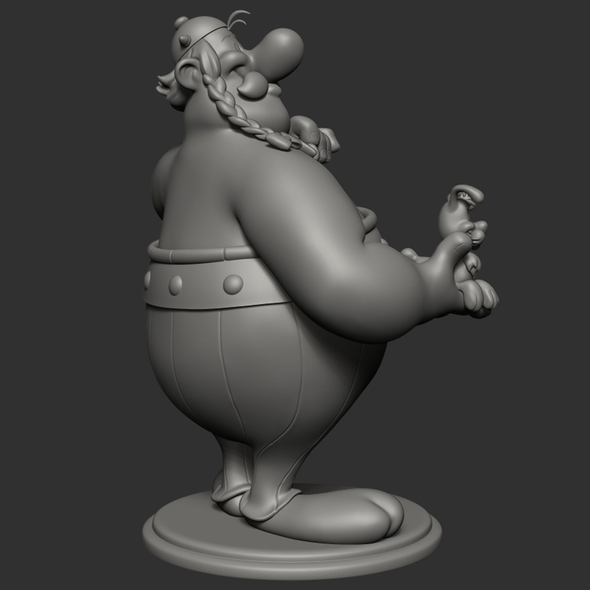 Obelix with Ideafix 3D print model_23