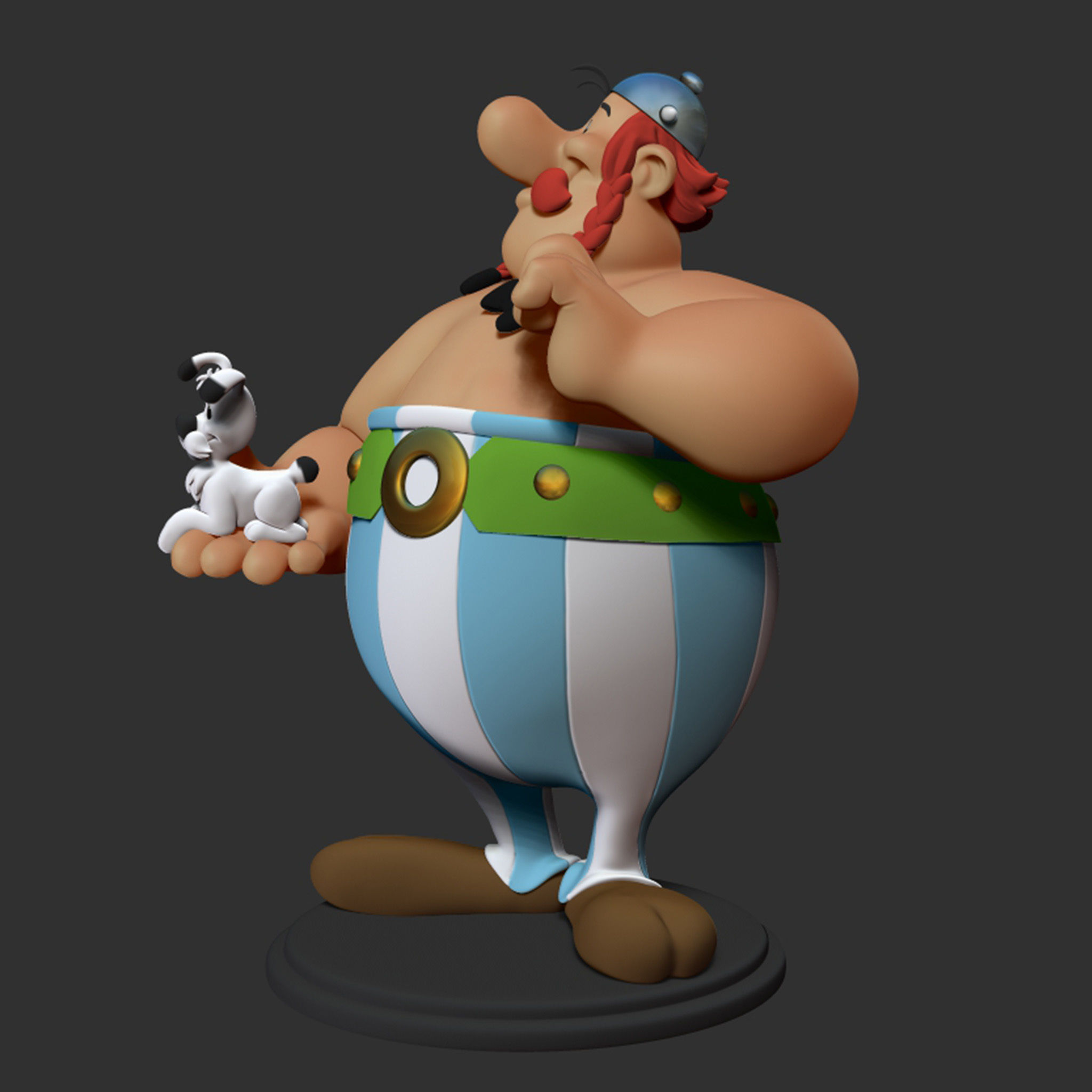 Obelix with Ideafix 3D print model_16