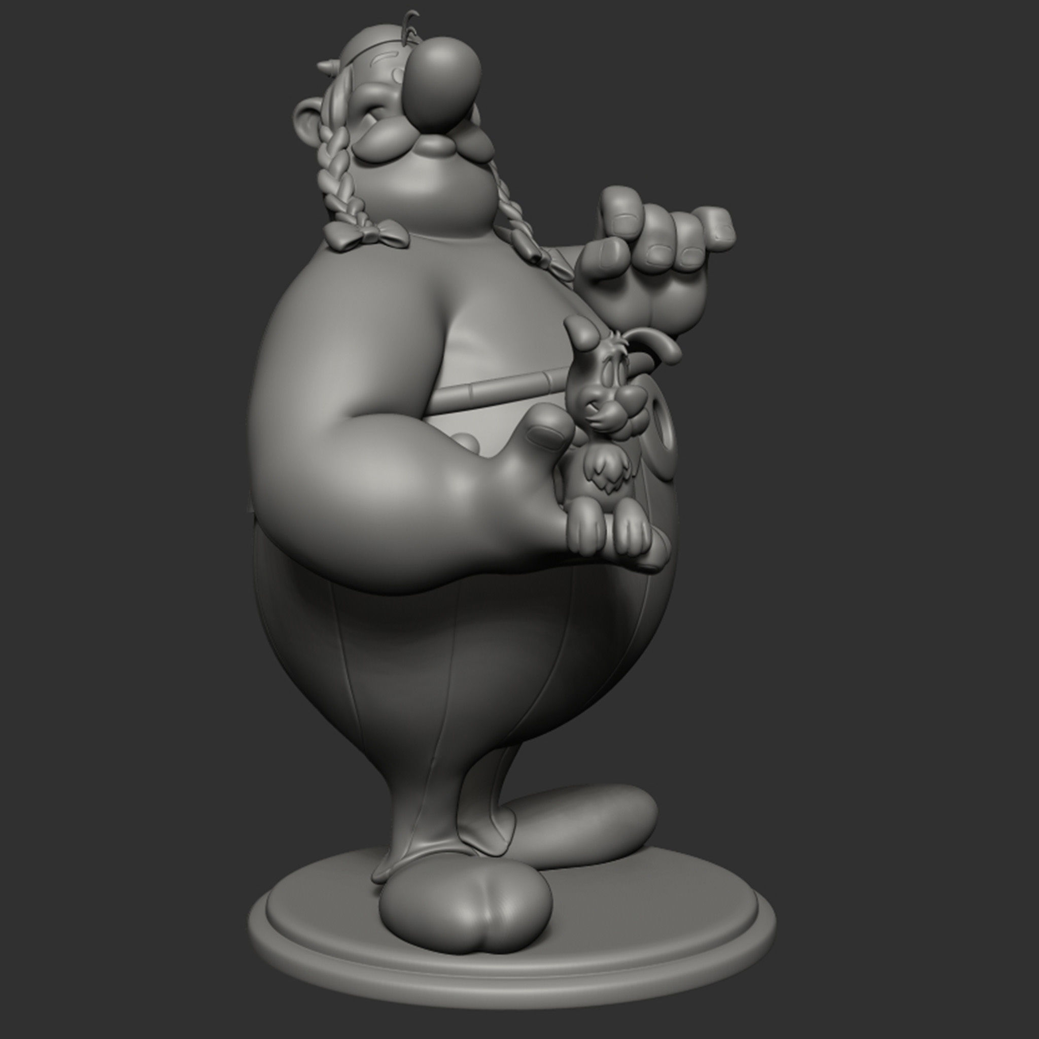 Obelix with Ideafix 3D print model_22