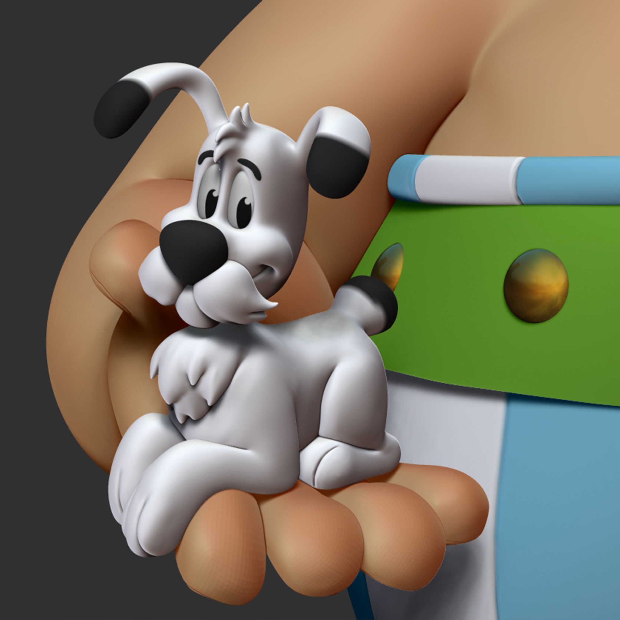 Obelix with Ideafix 3D print model_19