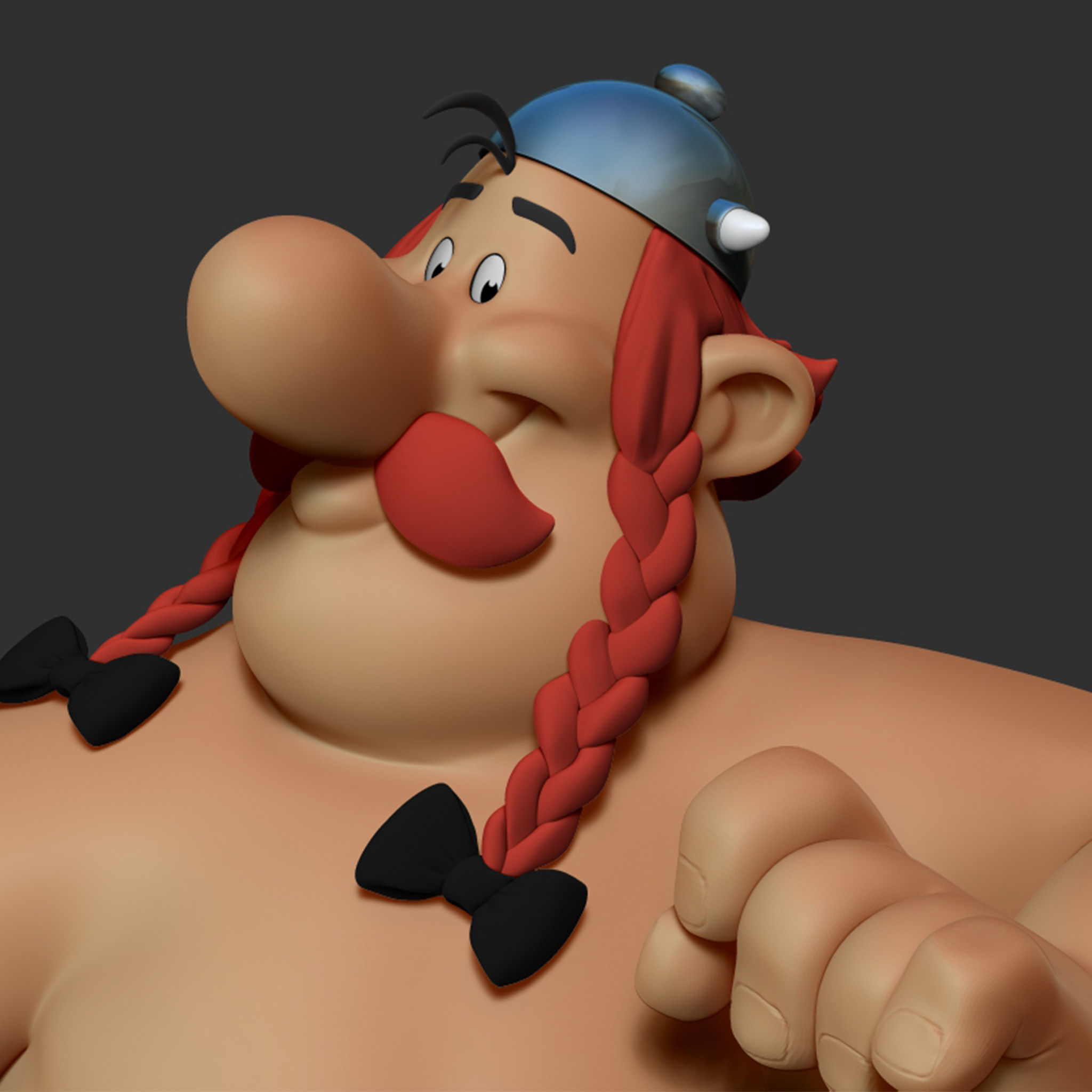 Obelix with Ideafix 3D print model_17