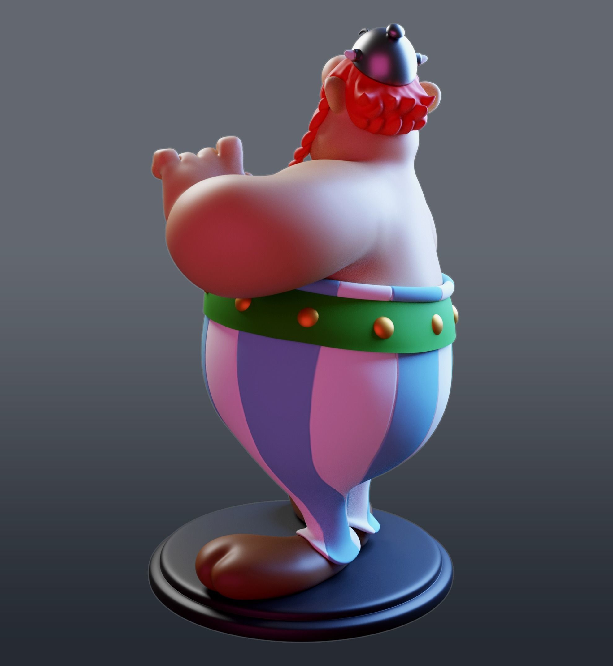 Obelix with Ideafix 3D print model_7