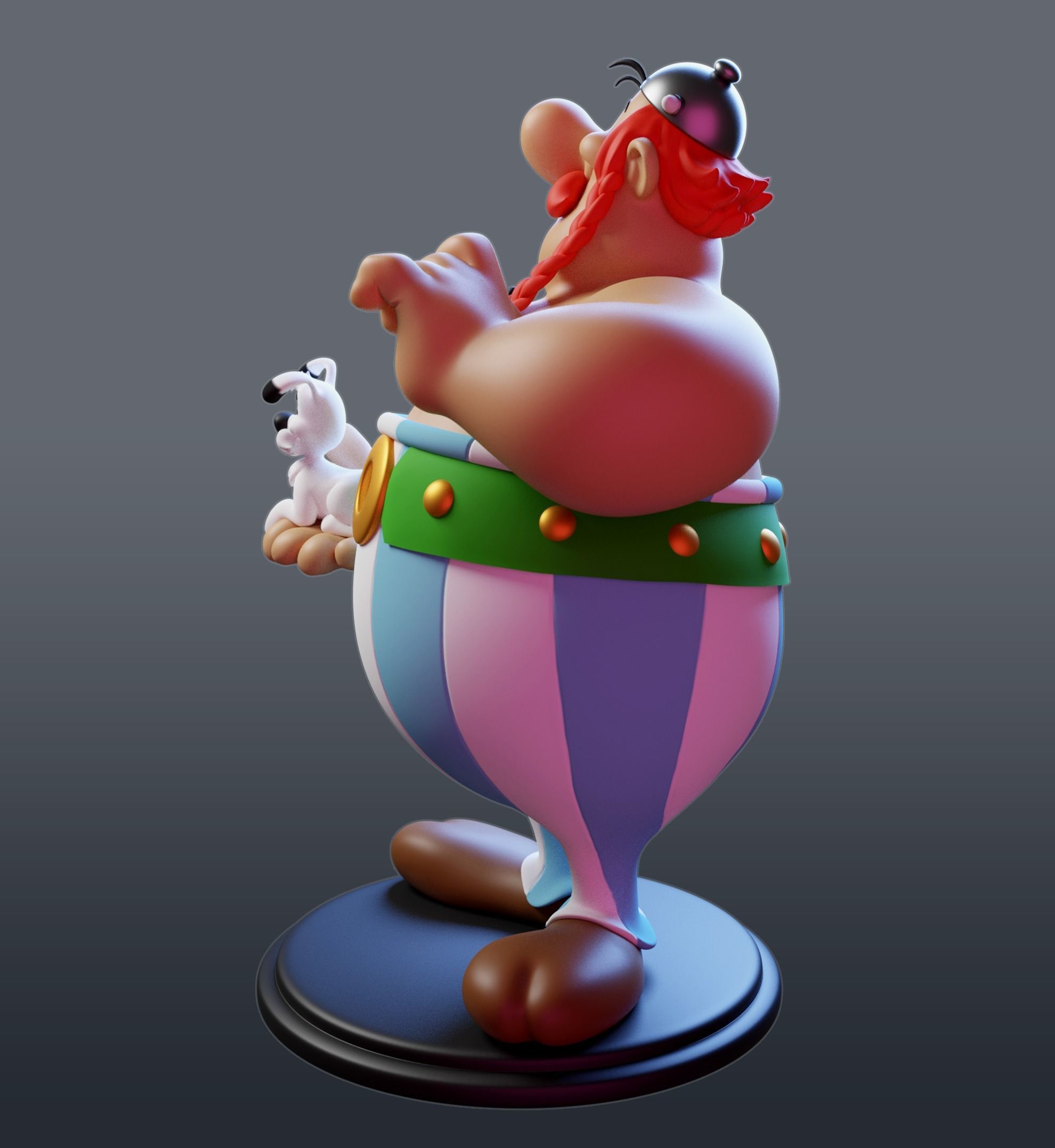 Obelix with Ideafix 3D print model_8