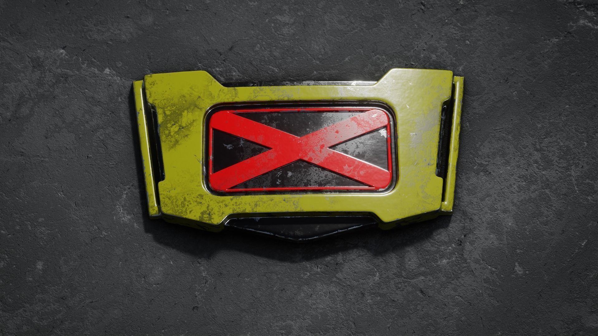 X-Men Wolverine Cosplay Belt Buckle 3D print model_1