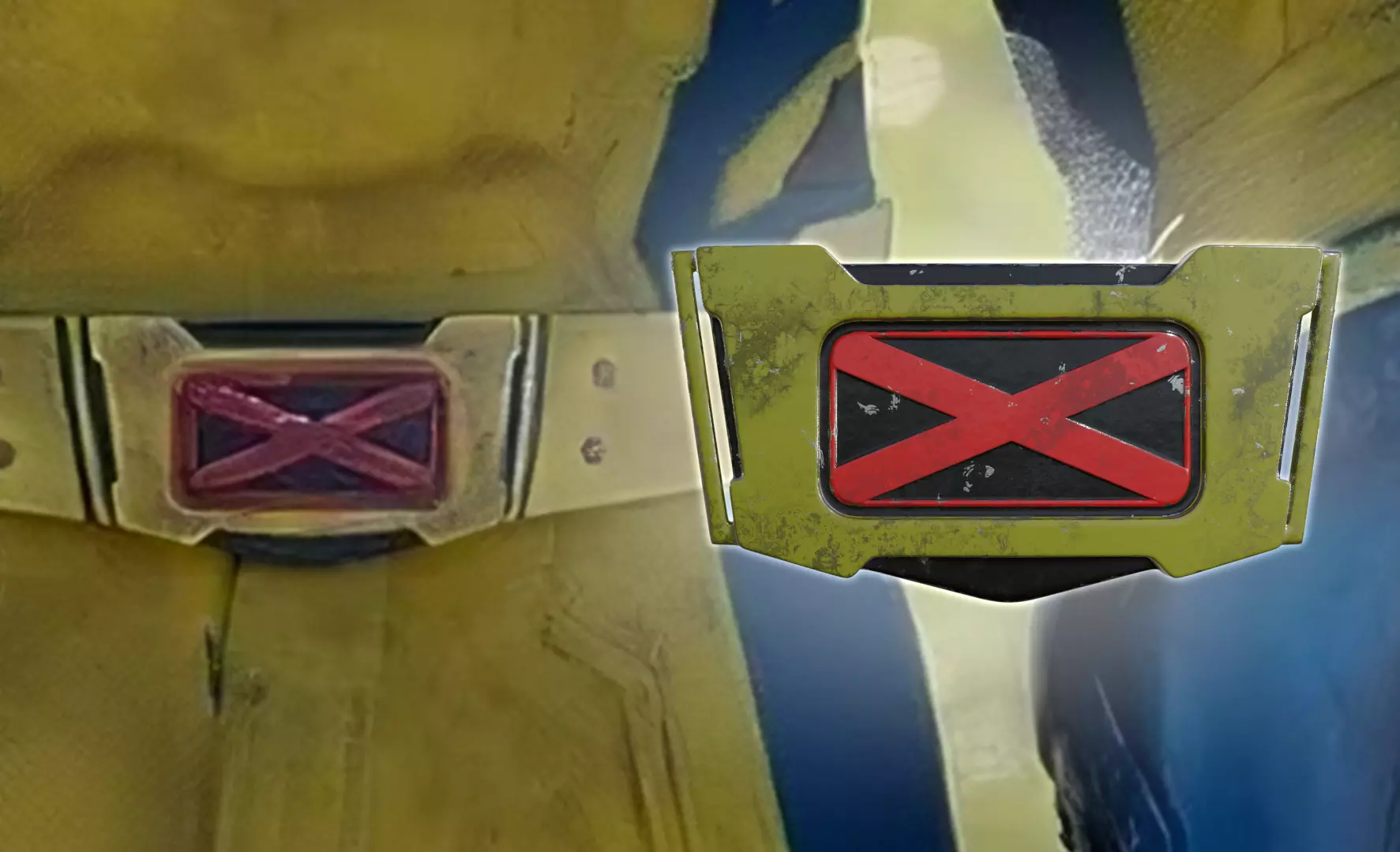 X-Men Wolverine Cosplay Belt Buckle 3D print model_0