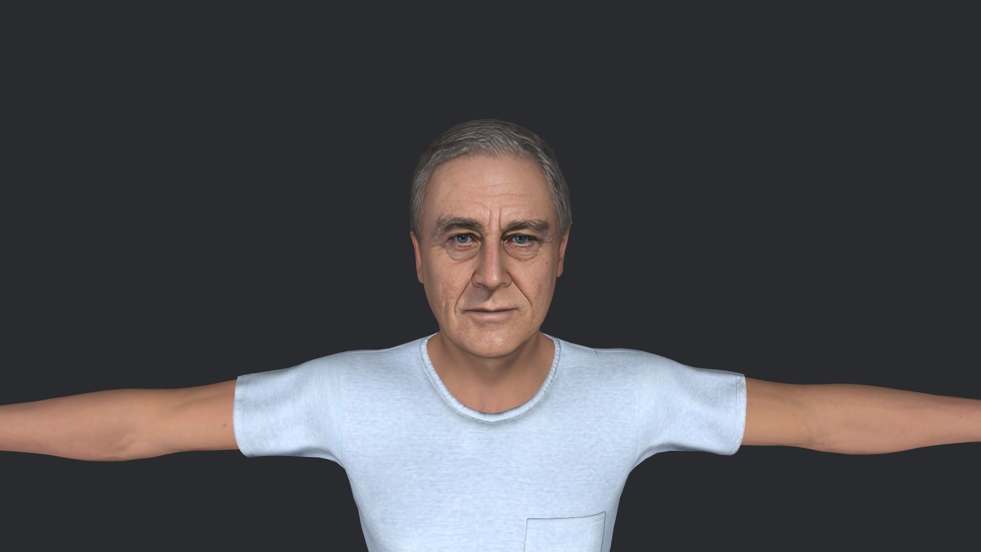 Franklin D Roosevelt  Hyper Realistic Full Body Rigged Character 3D model_2