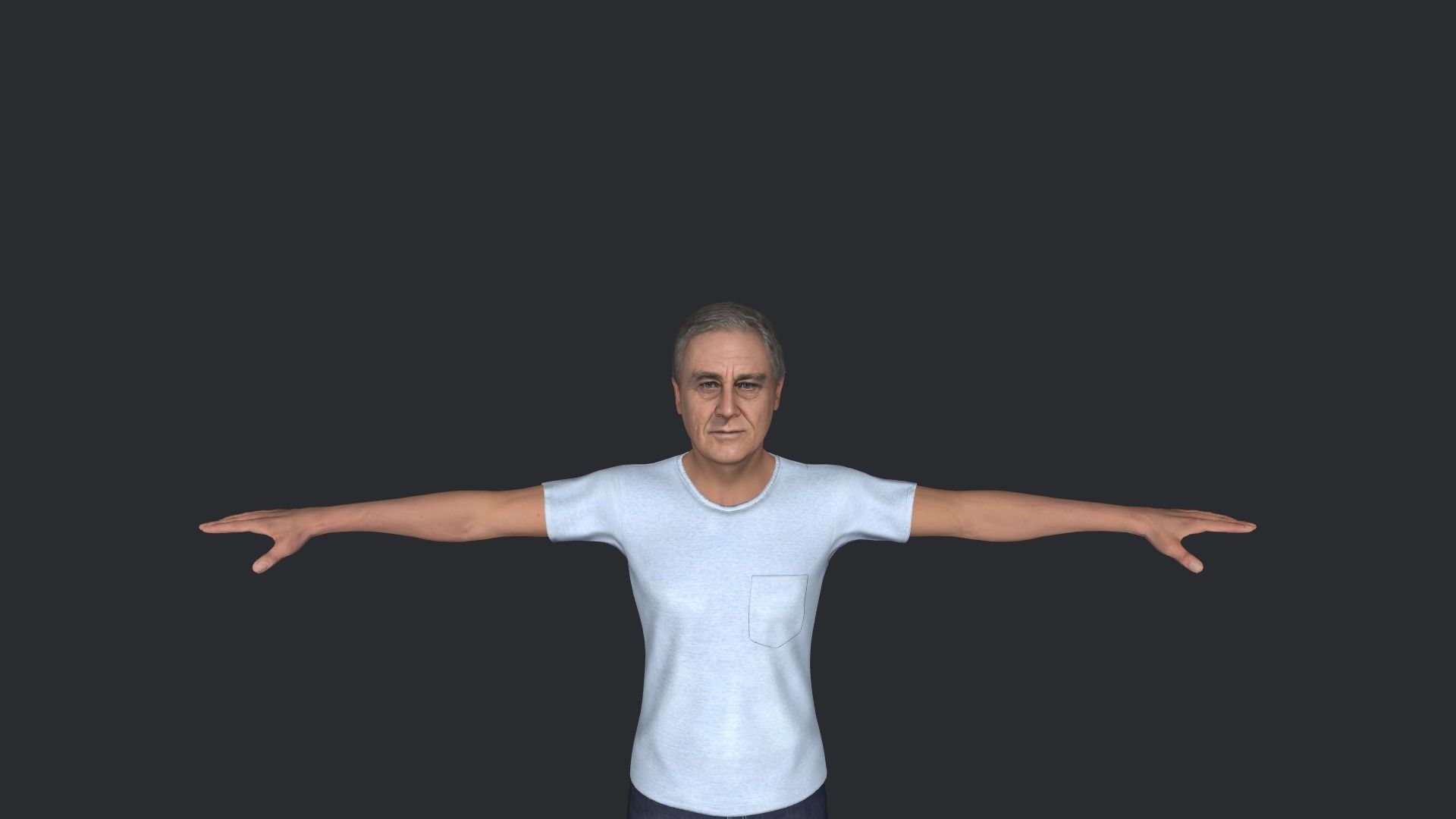 Franklin D Roosevelt  Hyper Realistic Full Body Rigged Character 3D model_3