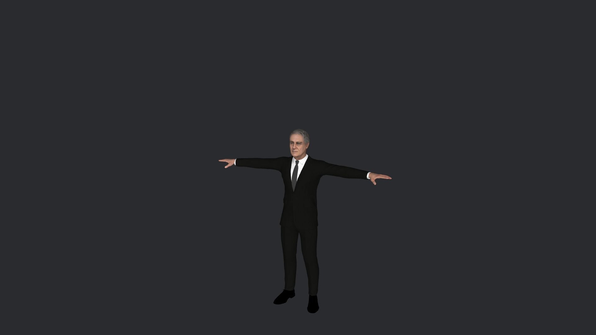 Franklin D Roosevelt  Hyper Realistic Full Body Rigged Character 3D model_24