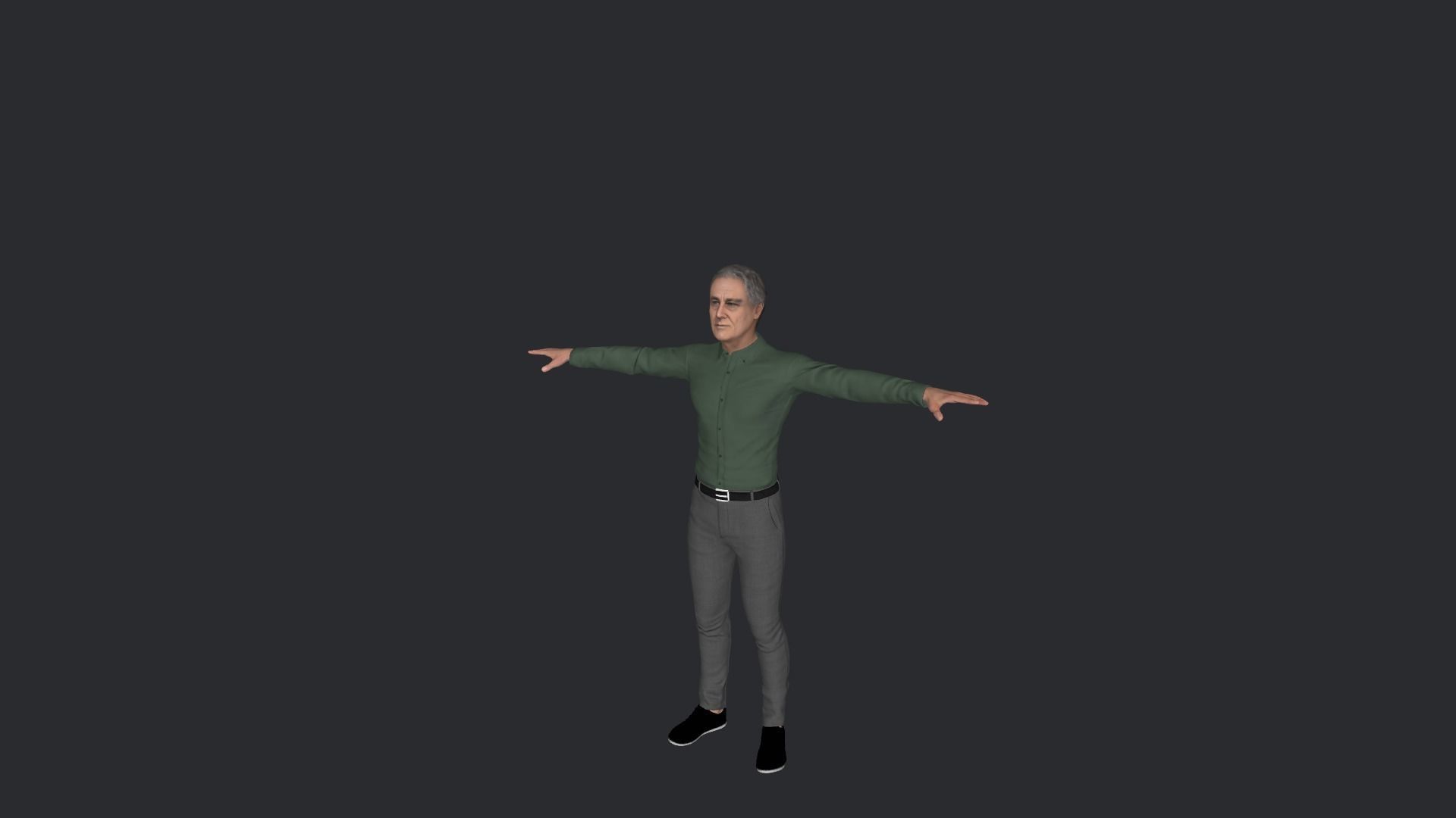 Franklin D Roosevelt  Hyper Realistic Full Body Rigged Character 3D model_26