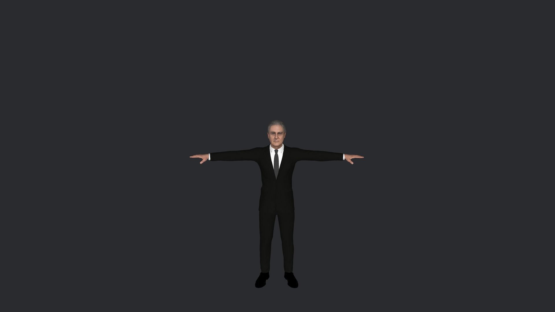 Franklin D Roosevelt  Hyper Realistic Full Body Rigged Character 3D model_21