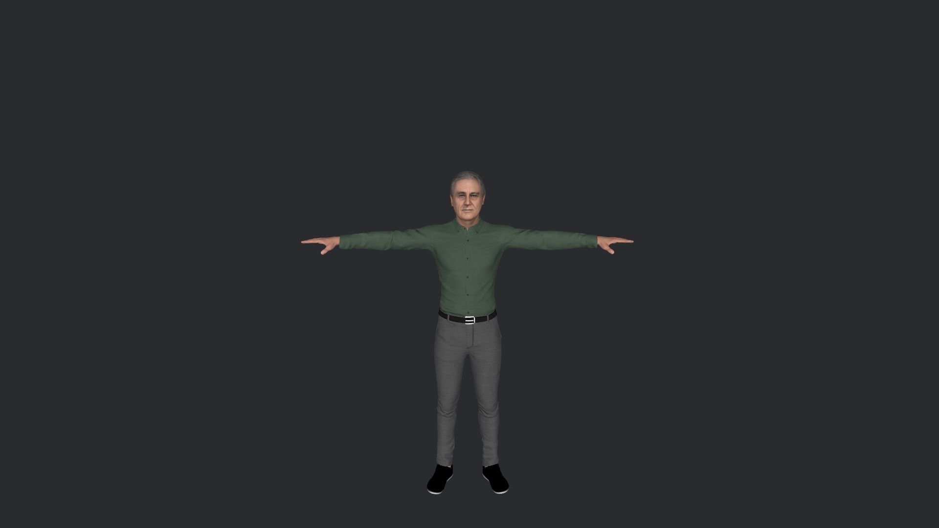 Franklin D Roosevelt  Hyper Realistic Full Body Rigged Character 3D model_29