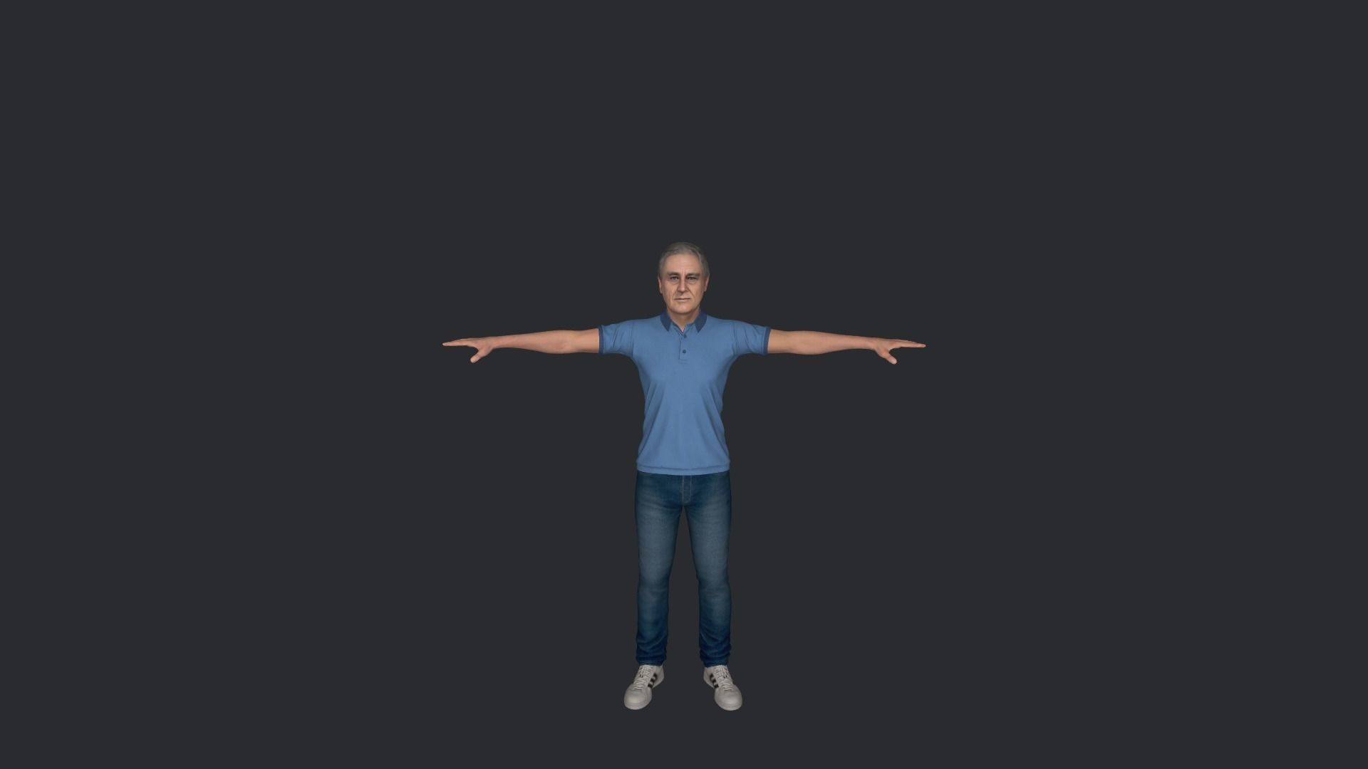 Franklin D Roosevelt  Hyper Realistic Full Body Rigged Character 3D model_15