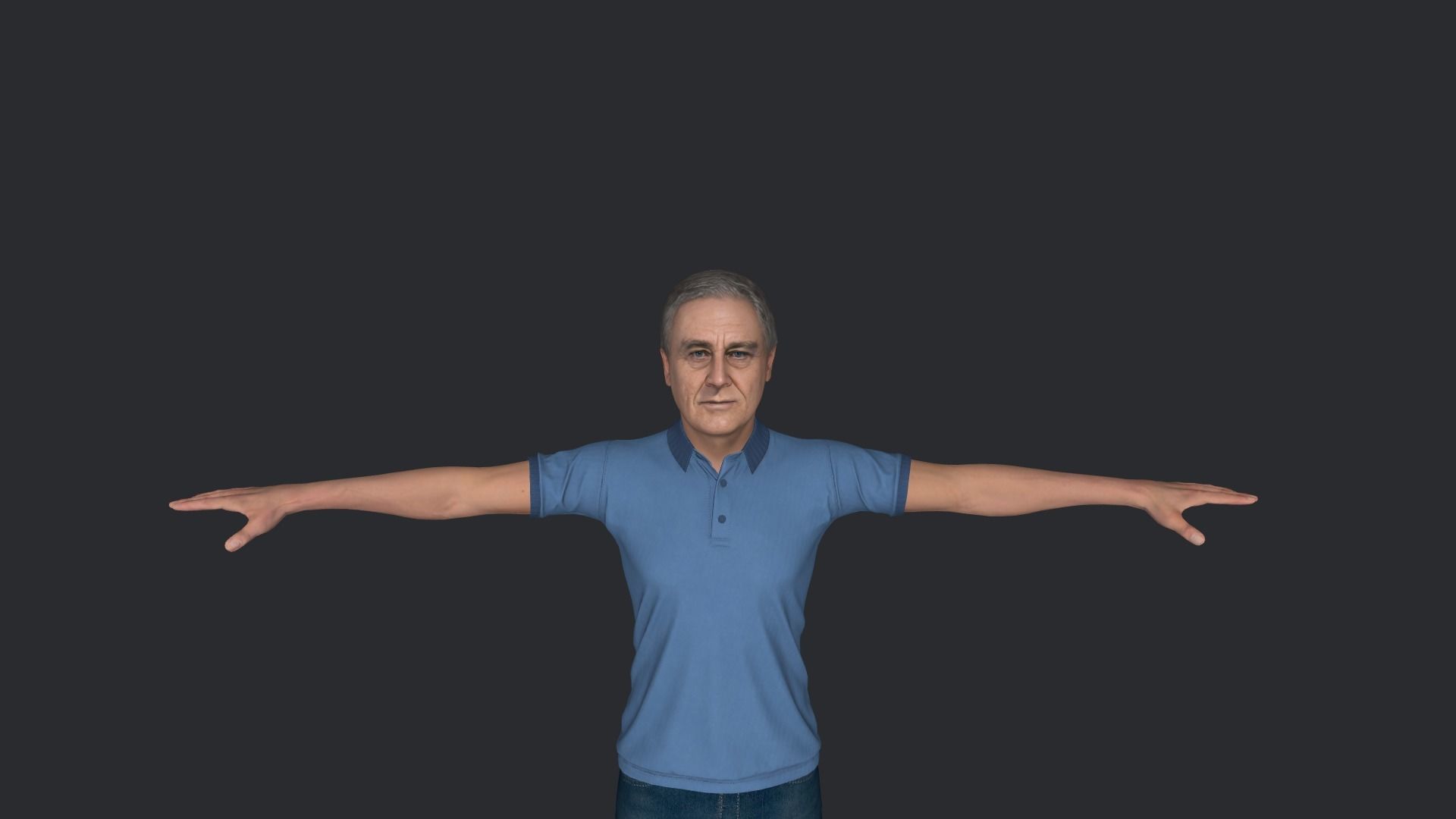 Franklin D Roosevelt  Hyper Realistic Full Body Rigged Character 3D model_13