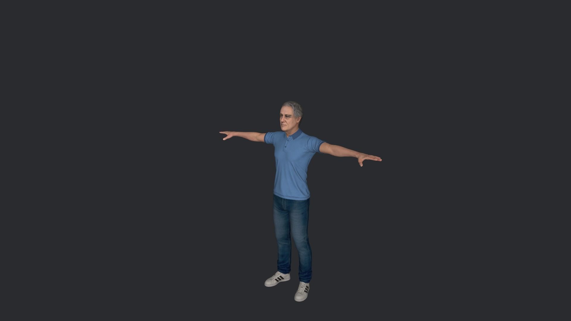 Franklin D Roosevelt  Hyper Realistic Full Body Rigged Character 3D model_16