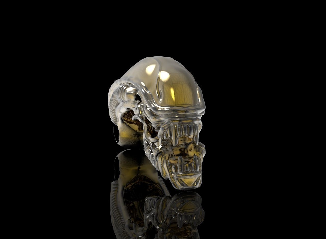 Bracelet Alien 3D print model_6