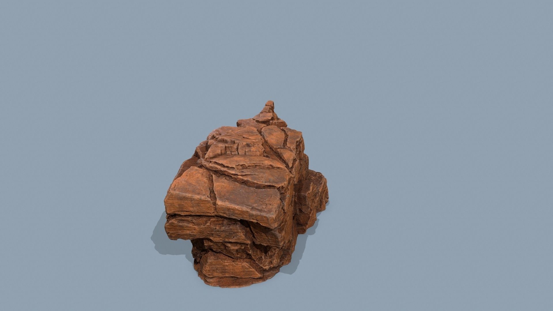 desert rocks Low-poly 3D model_8