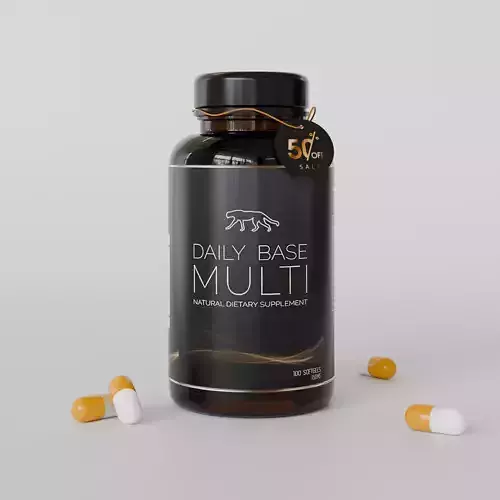 Medicine Pills Bottle Mockup