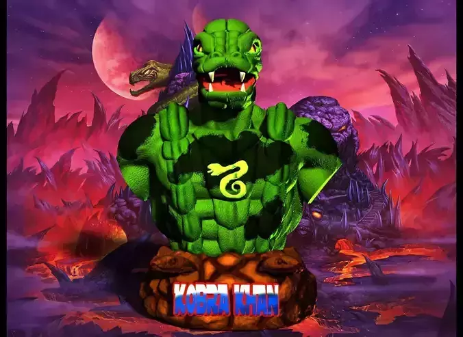 KOBRA KHAN CAMUFLADO MOTU MASTERS OF THE UNIVERSE HEMAN