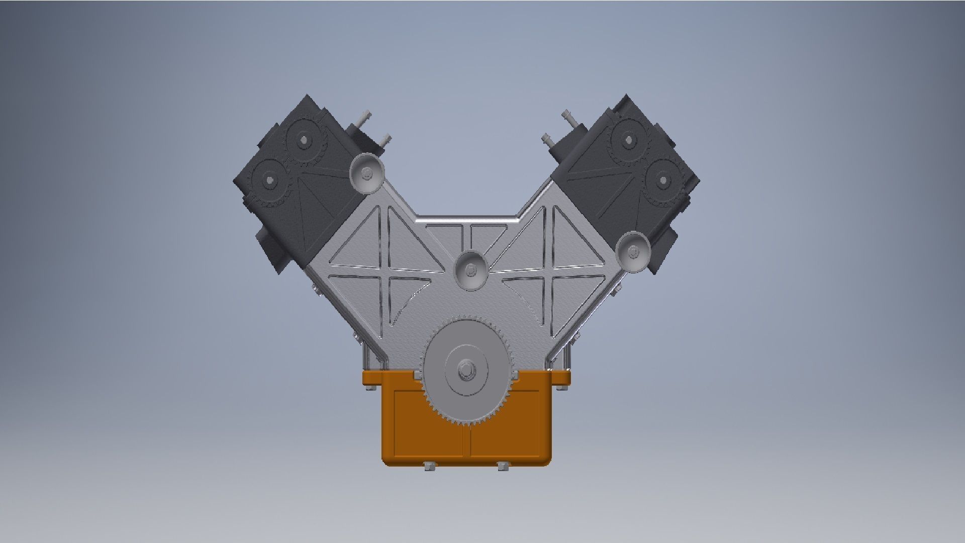 V12 engine 3d model  3D model_1