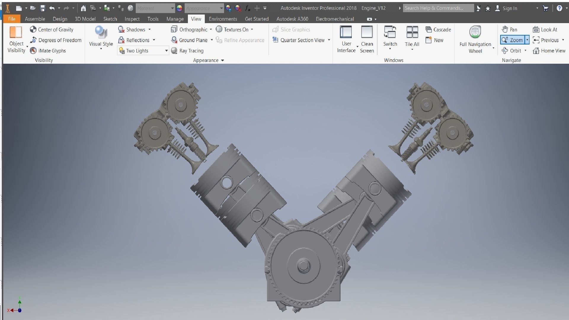 V12 engine 3d model  3D model_6
