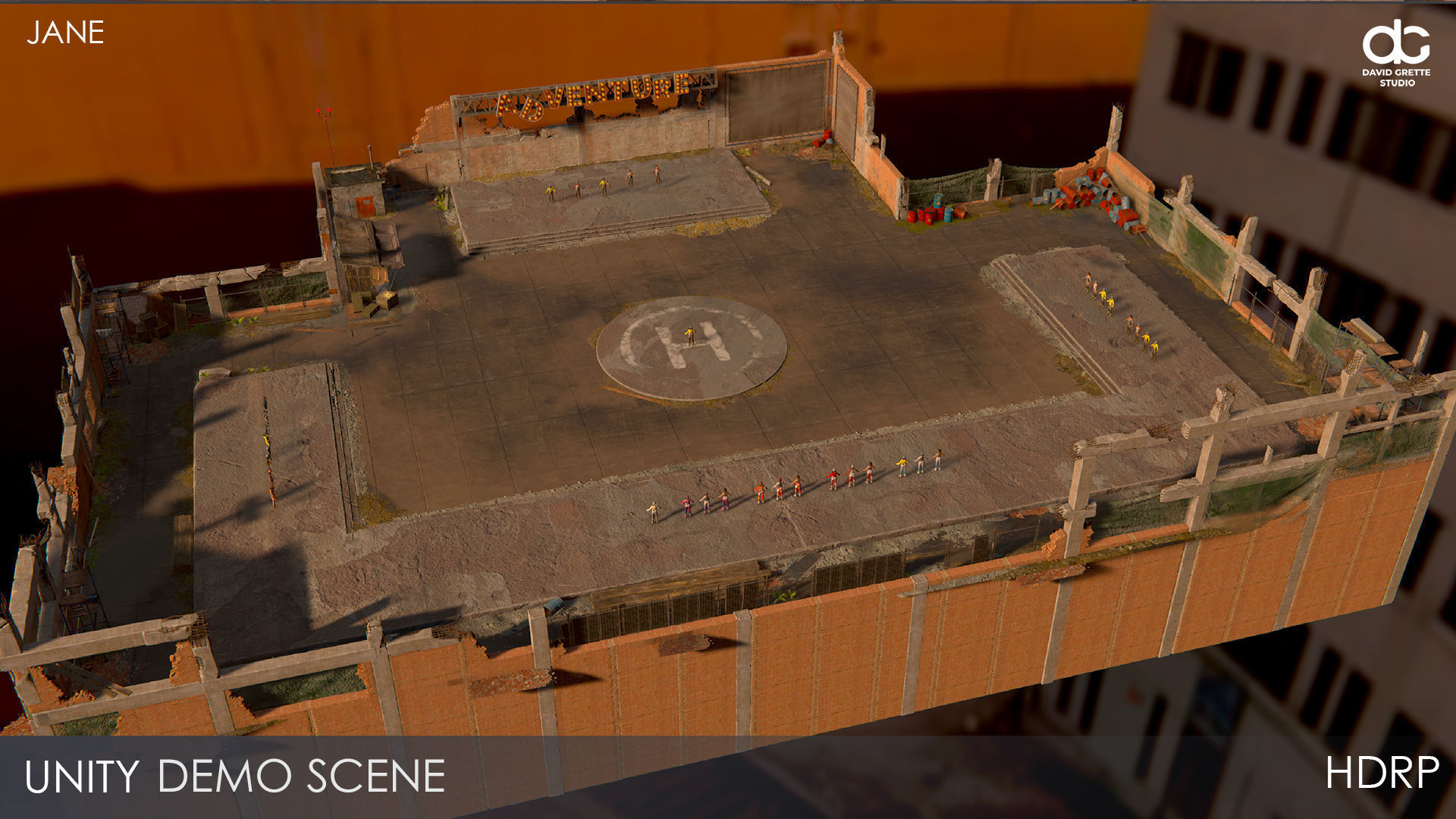 Adventure Characters Pack - Survival Survivor RPG Shooter Action Low-poly 3D model_89