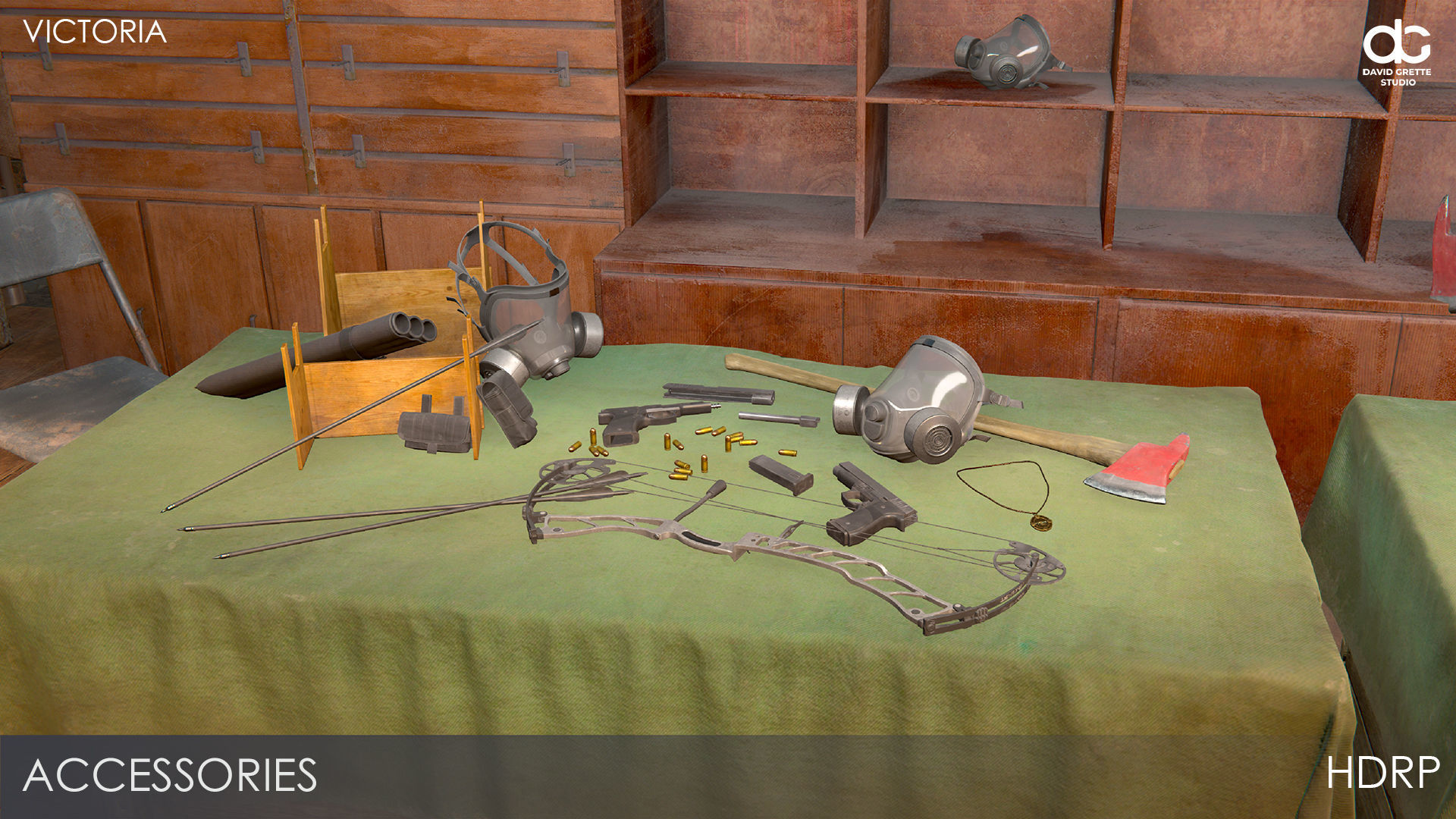 Adventure Characters Pack - Survival Survivor RPG Shooter Action Low-poly 3D model_113