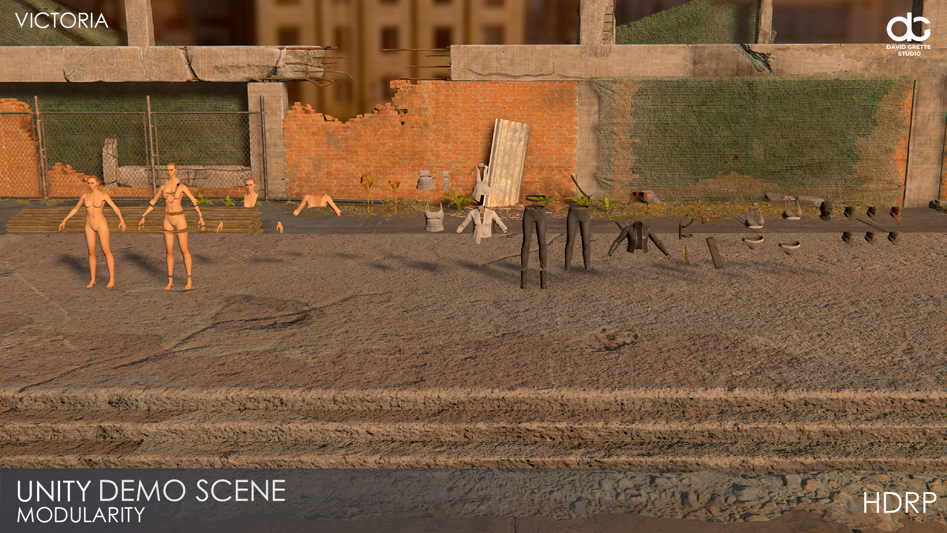 Adventure Characters Pack - Survival Survivor RPG Shooter Action Low-poly 3D model_112