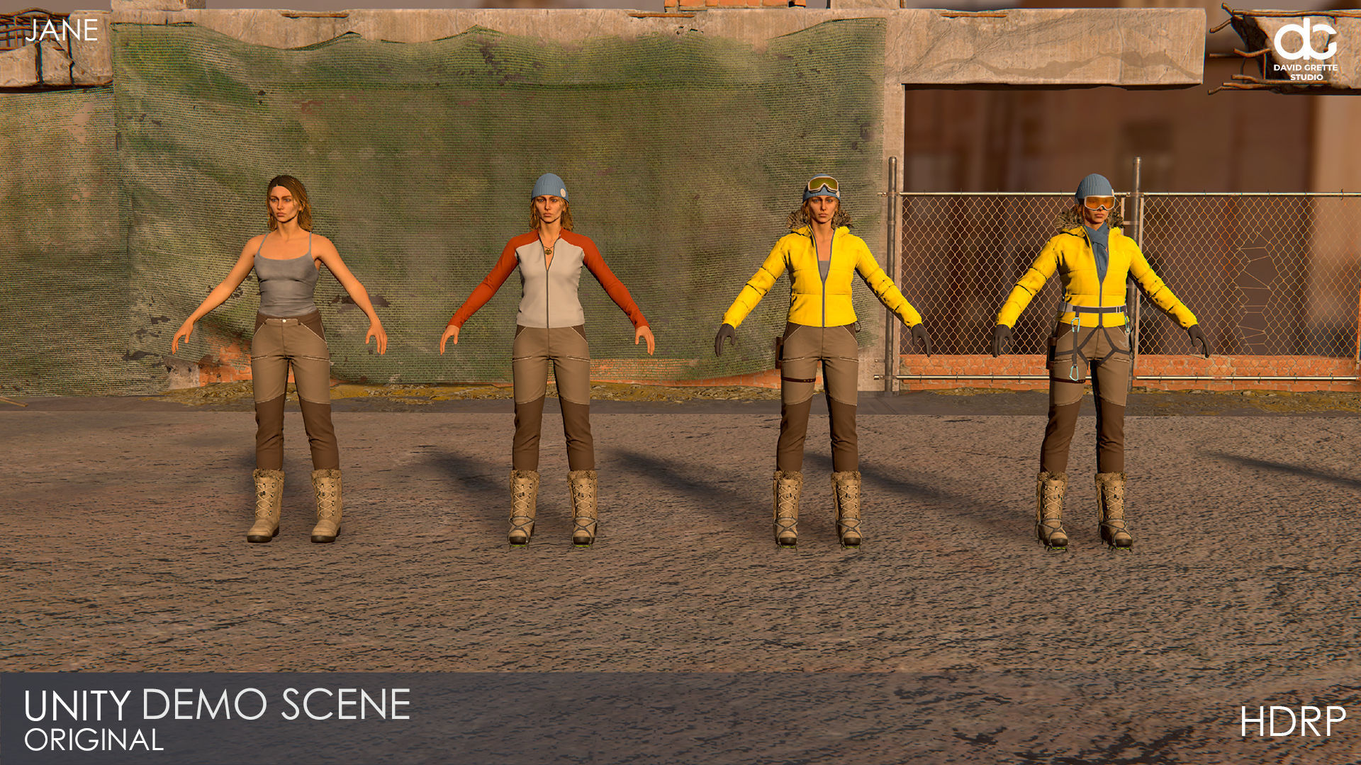 Adventure Characters Pack - Survival Survivor RPG Shooter Action Low-poly 3D model_79