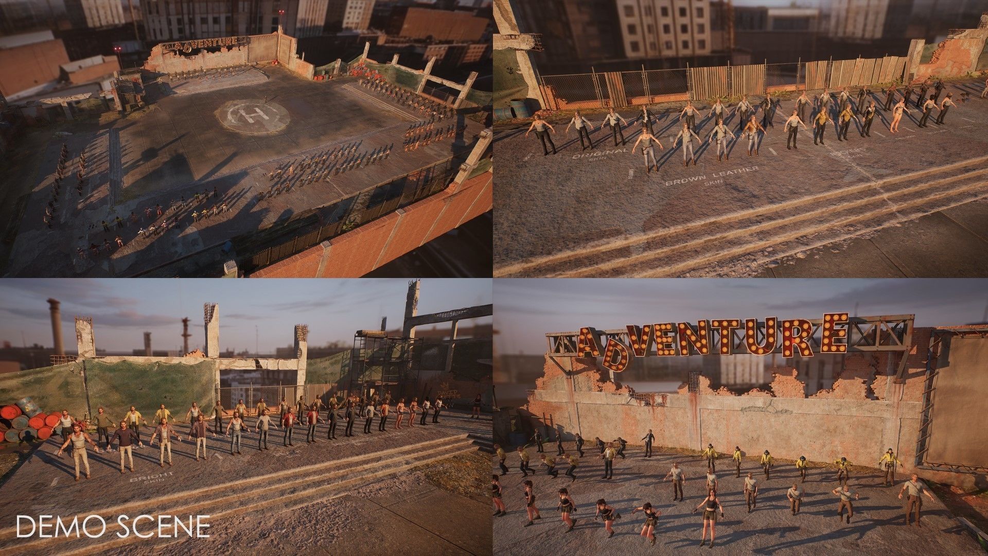 Adventure Characters Pack - Survival Survivor RPG Shooter Action Low-poly 3D model_25