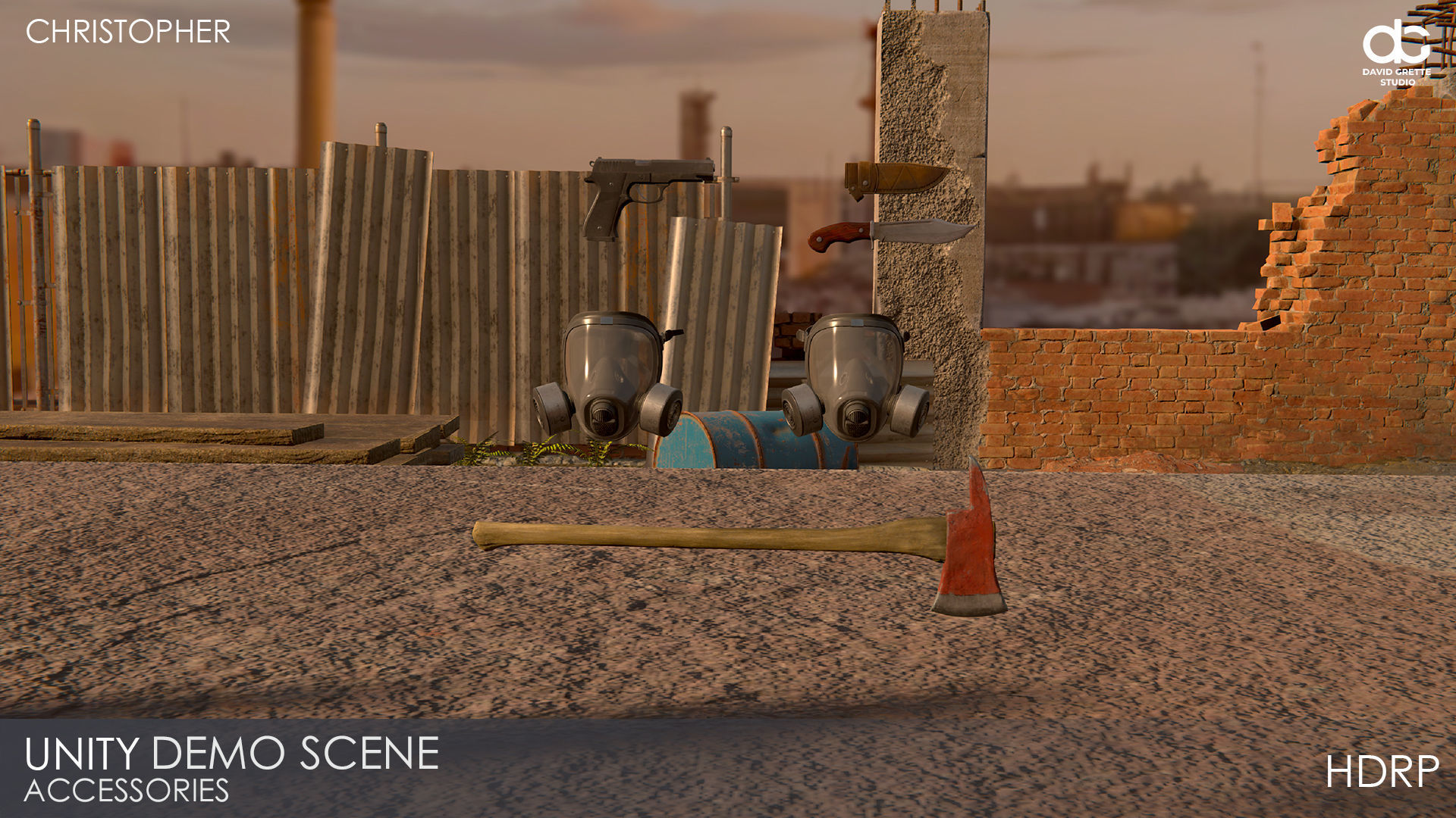 Adventure Characters Pack - Survival Survivor RPG Shooter Action Low-poly 3D model_58