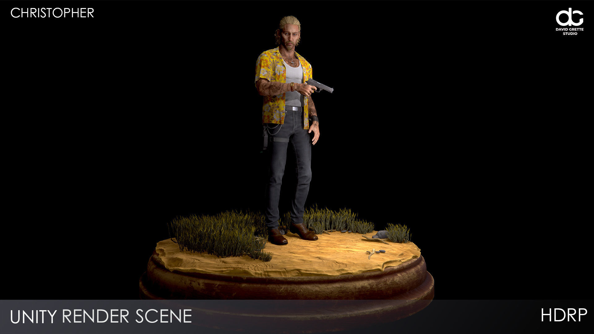 Adventure Characters Pack - Survival Survivor RPG Shooter Action Low-poly 3D model_63