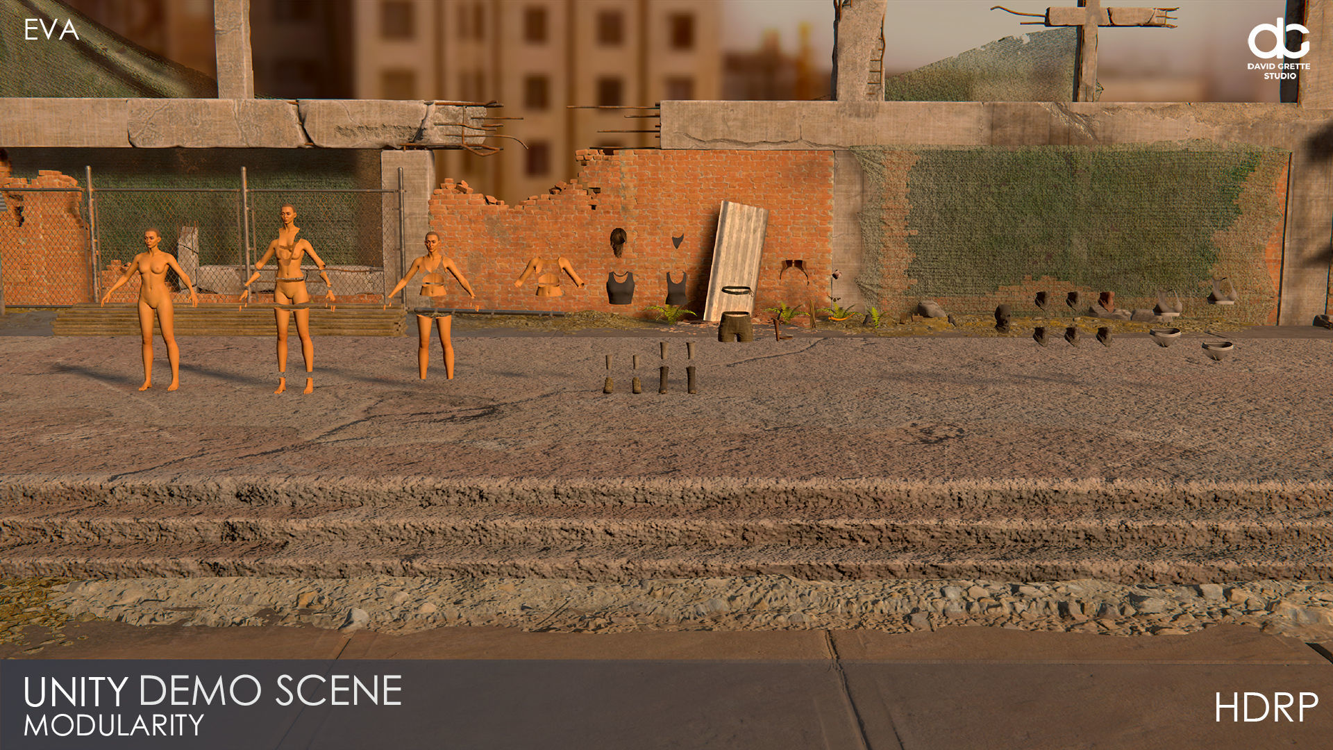 Adventure Characters Pack - Survival Survivor RPG Shooter Action Low-poly 3D model_73