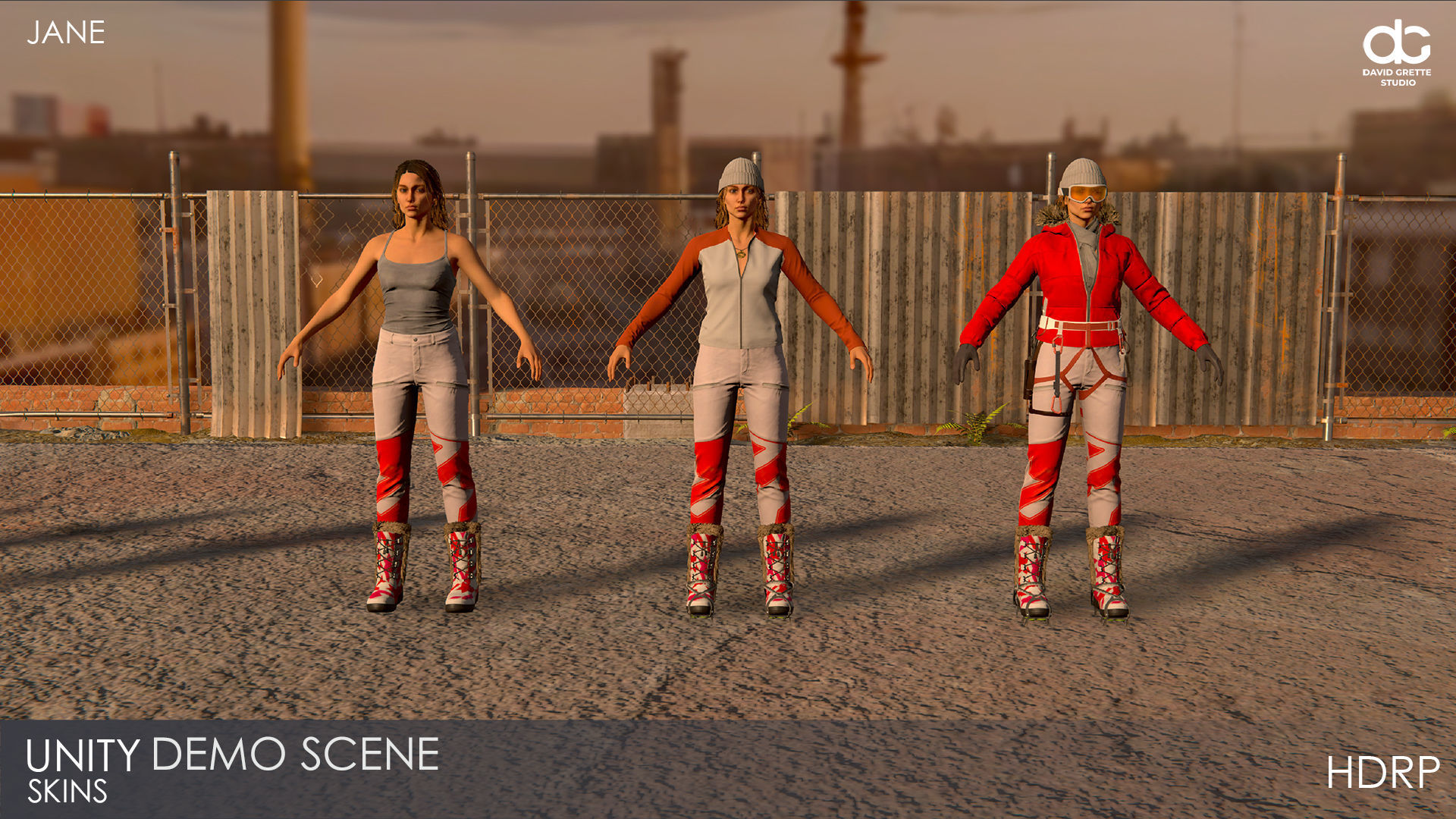 Adventure Characters Pack - Survival Survivor RPG Shooter Action Low-poly 3D model_82