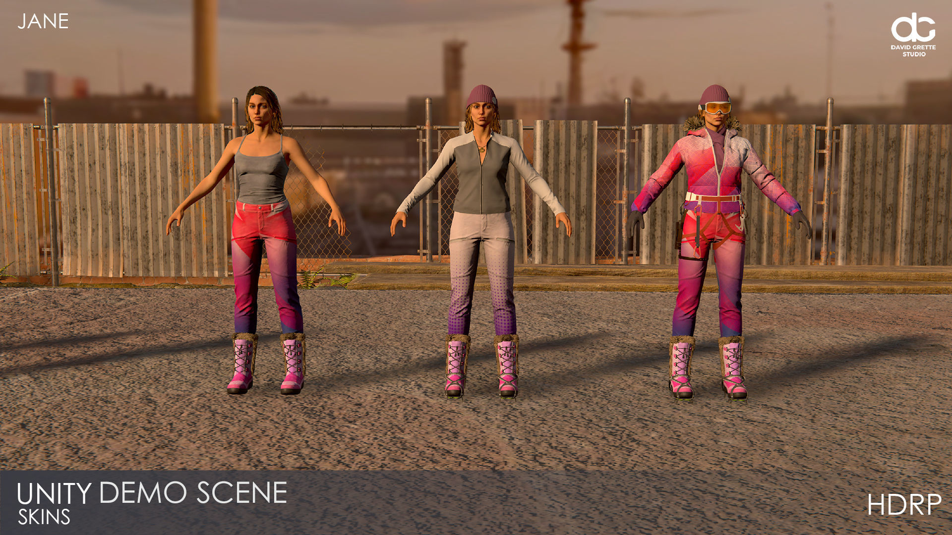 Adventure Characters Pack - Survival Survivor RPG Shooter Action Low-poly 3D model_84