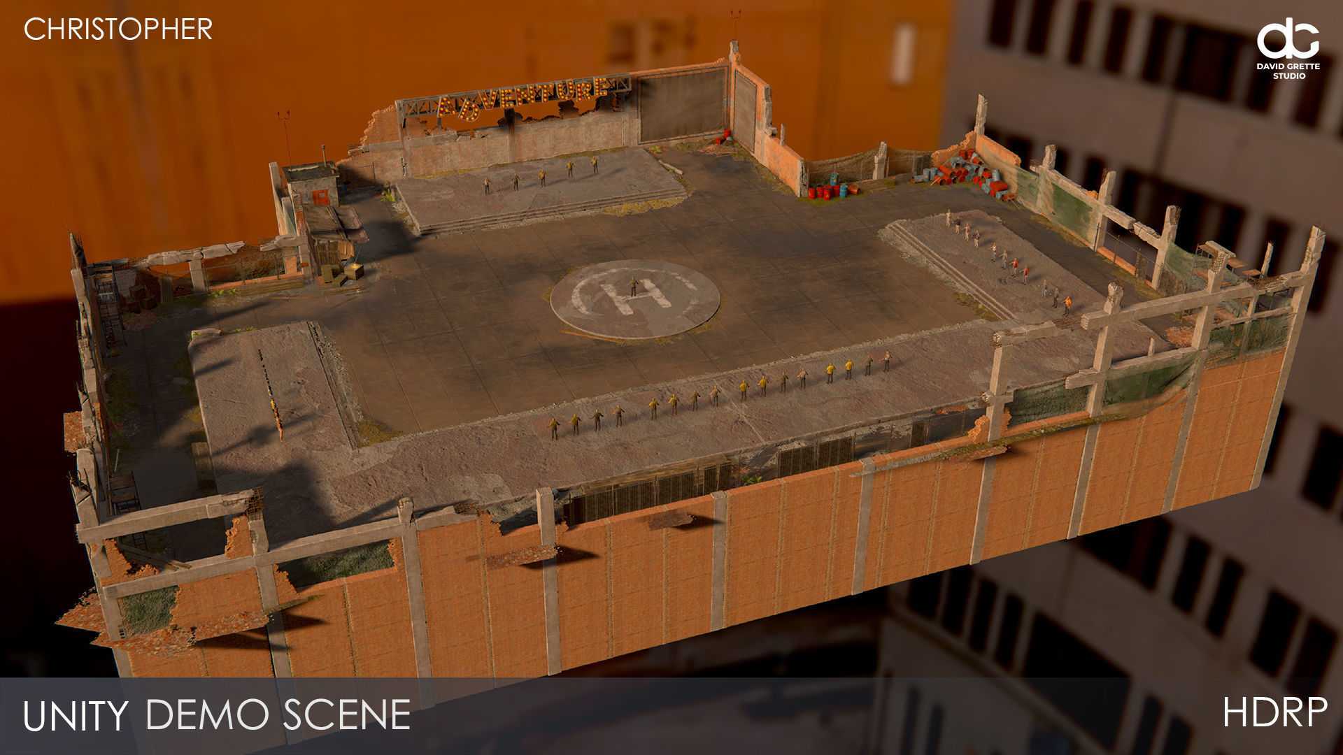 Adventure Characters Pack - Survival Survivor RPG Shooter Action Low-poly 3D model_61