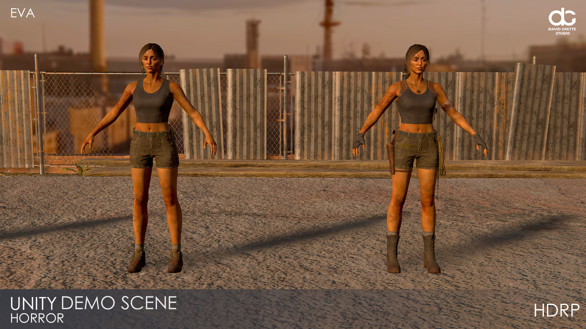 Adventure Characters Pack - Survival Survivor RPG Shooter Action Low-poly 3D model_71