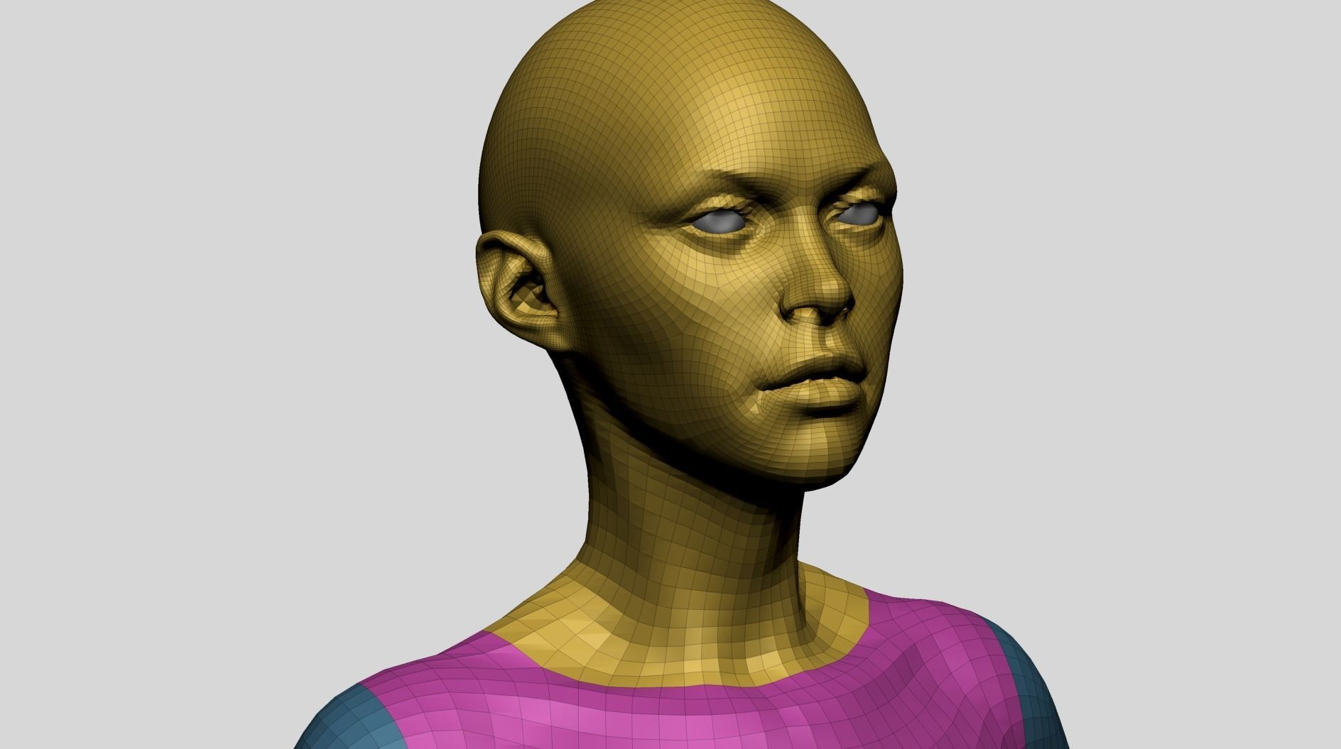 Base Female Anatomy C 3D model_18