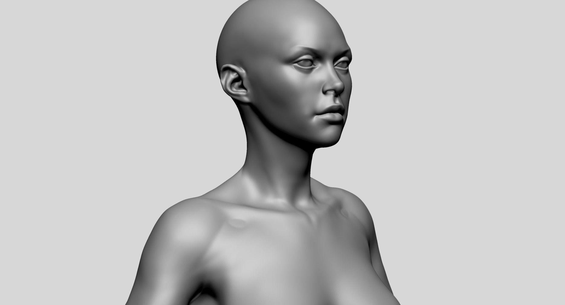 Base Female Anatomy C 3D model_11