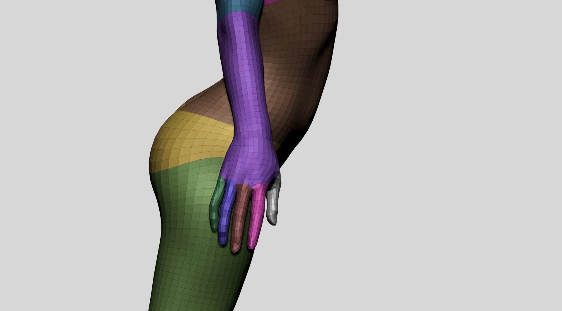 Base Female Anatomy C 3D model_14