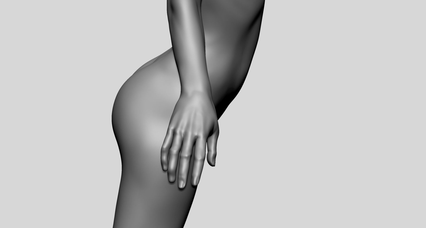 Base Female Anatomy C 3D model_13