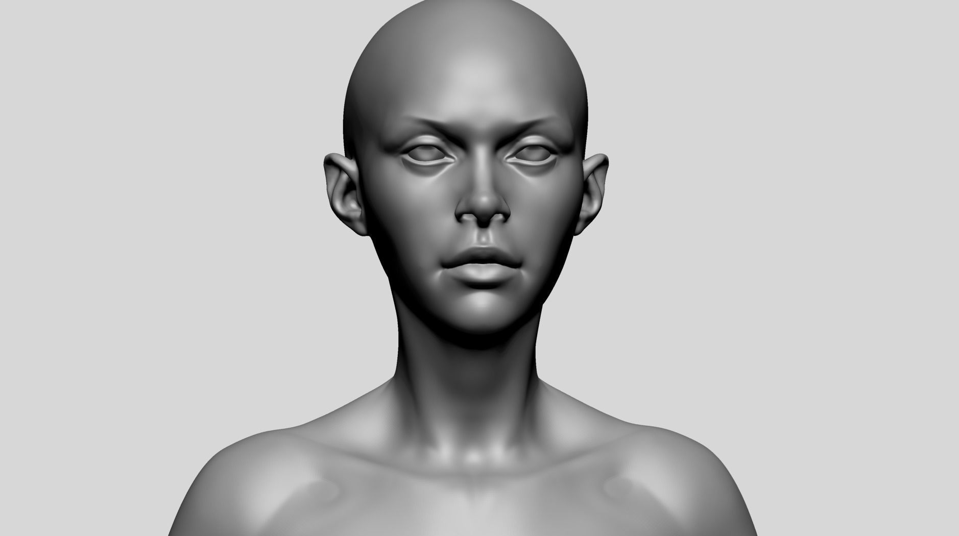 Base Female Anatomy C 3D model_12