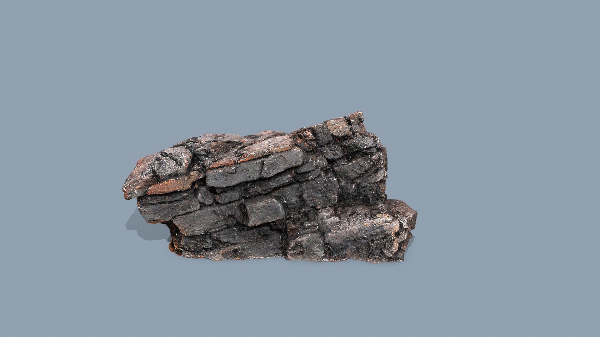 lava rocks Low-poly 3D model_10