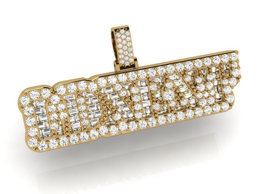 Anchor Pendant 3980 3D print model_2