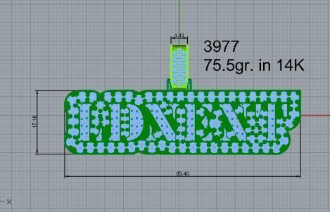 Anchor Pendant 3980 3D print model_8