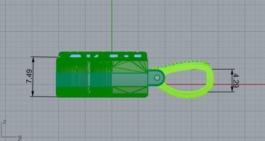 Anchor Pendant 3980 3D print model_12