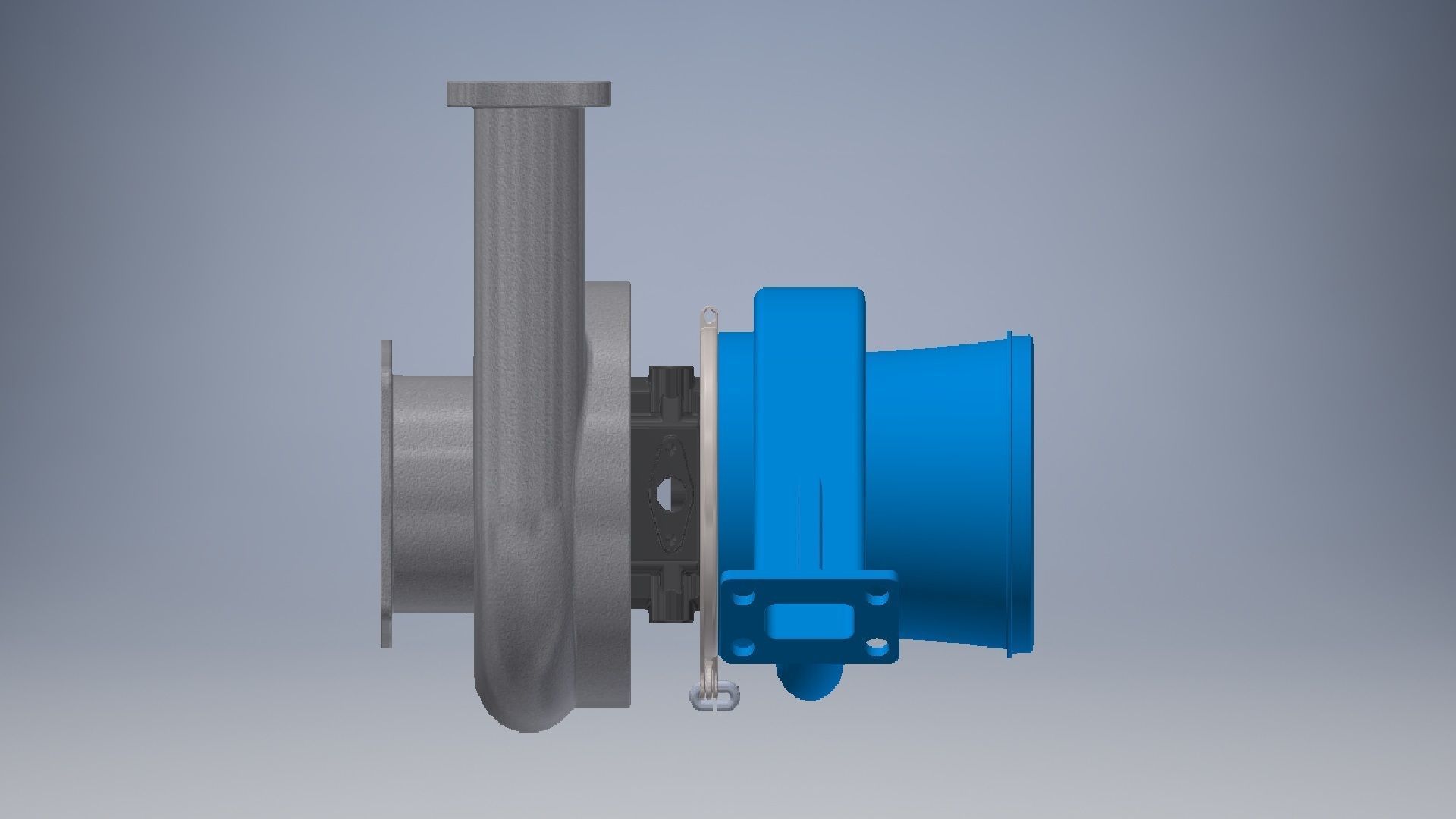 turbogruppo turbocharger 3d model 3D model_2