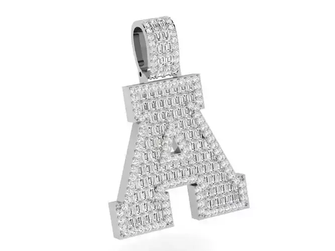 A Letter Pendant 3982