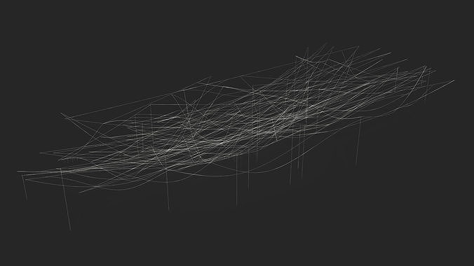 Spider Web 3D model 5