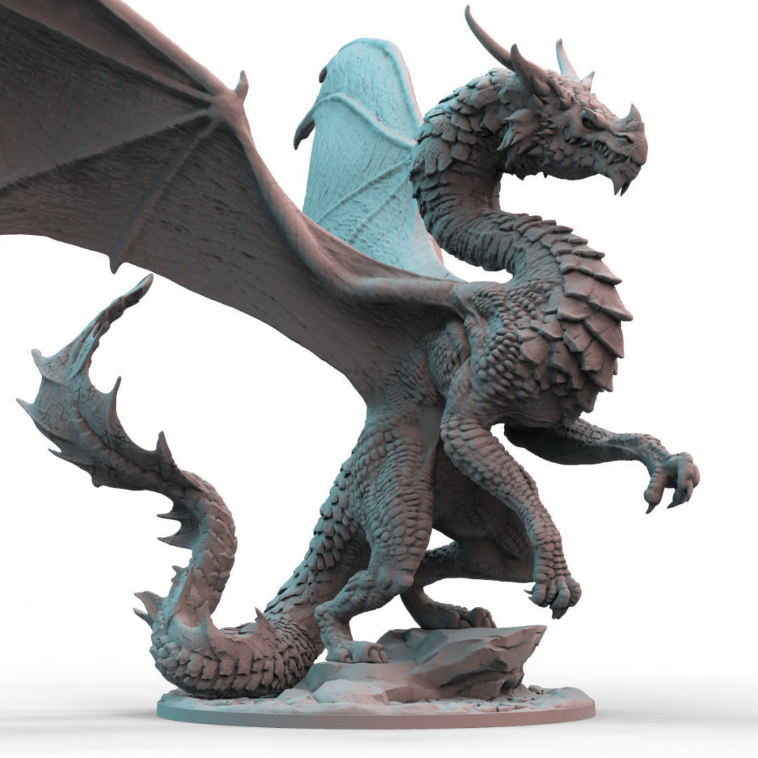 Red Dragon 3D print model_2
