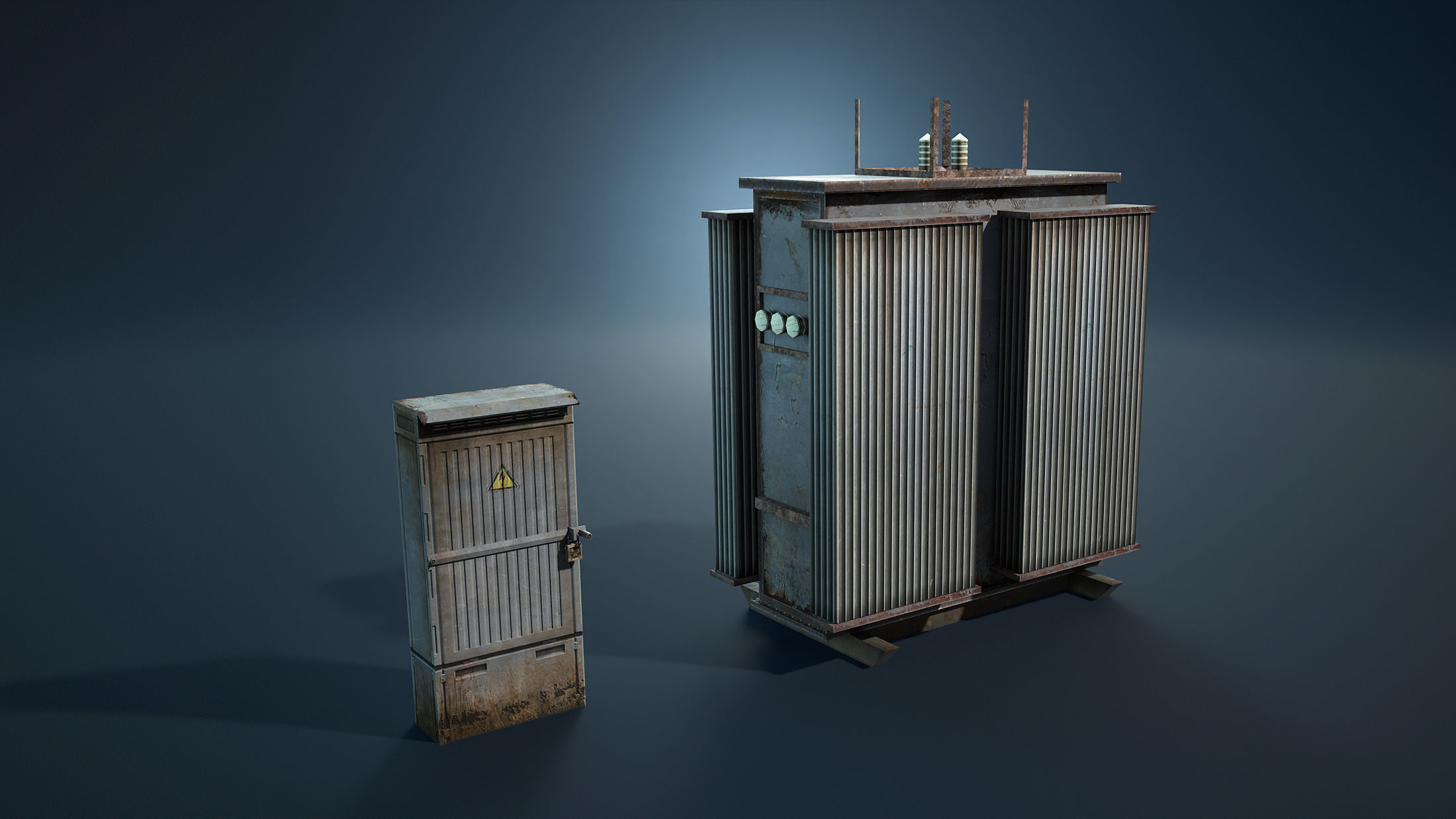 Transformer Boxes Low-Poly Low-poly 3D model_7